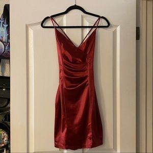 Windsor Red Bodycon Midi Dress